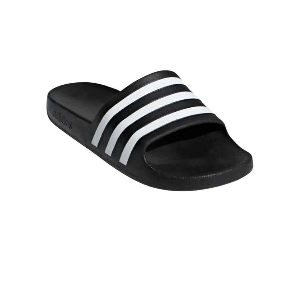 Adidas Men's Adilette Aqua Shower Slide Sandal in Core Black/Cloud Size 11 NWT